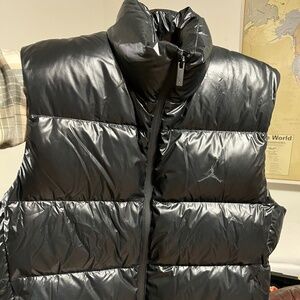Air Jordan puffer vest grey duck down